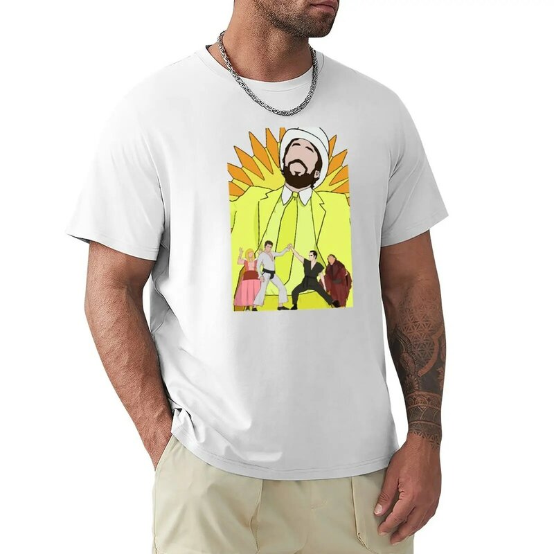 Herren T-Shirts Marke Sommer T-Shirt die Bande Design T-Shirt Vintage Kleidung Hippie Kleidung Herren Grafik T-Shirts O-Ausschnitt