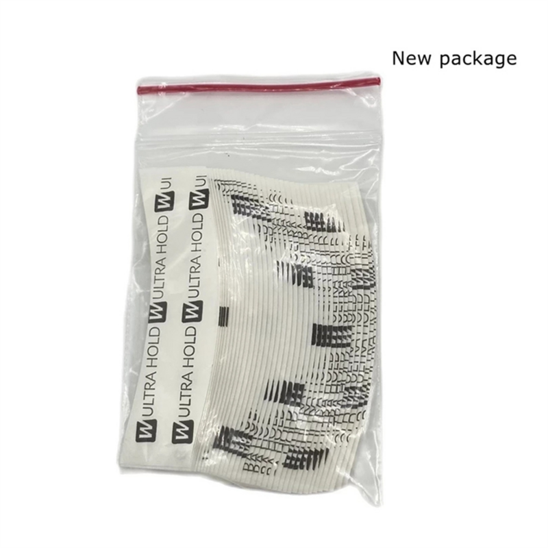 36Pc/Bag Uultra Huld Wig Tape Double Adhesive Hair Extension Tape Strips Waterproof for Toupee Lace Front Wigs Film