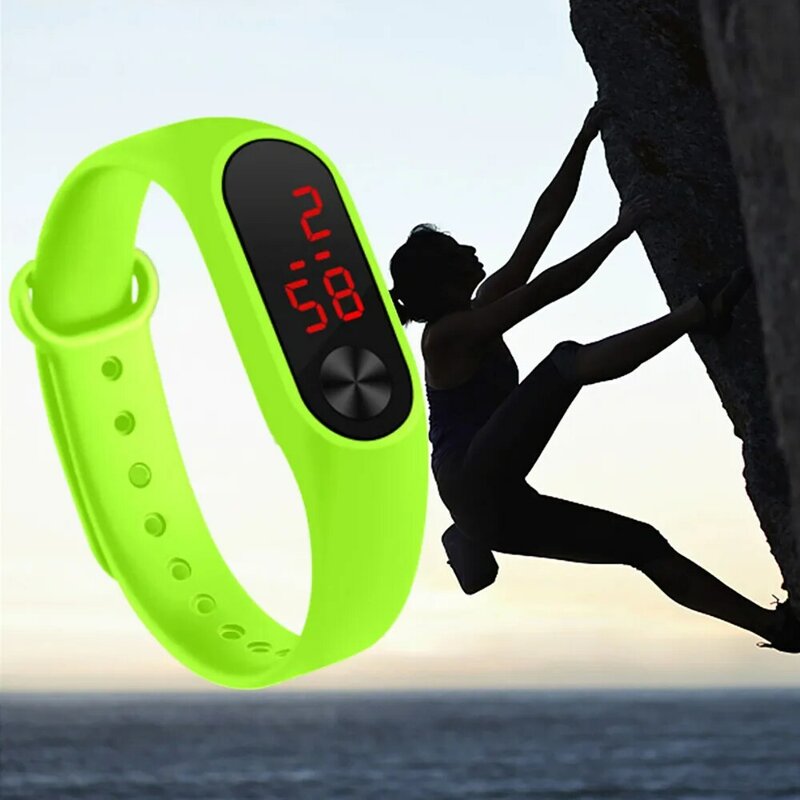 2022 New Fashion Sport Men Digital Wrist Watch Multifunction Colorful Light Waterproof Electronic Watches Reloj Deportivo Hombre
