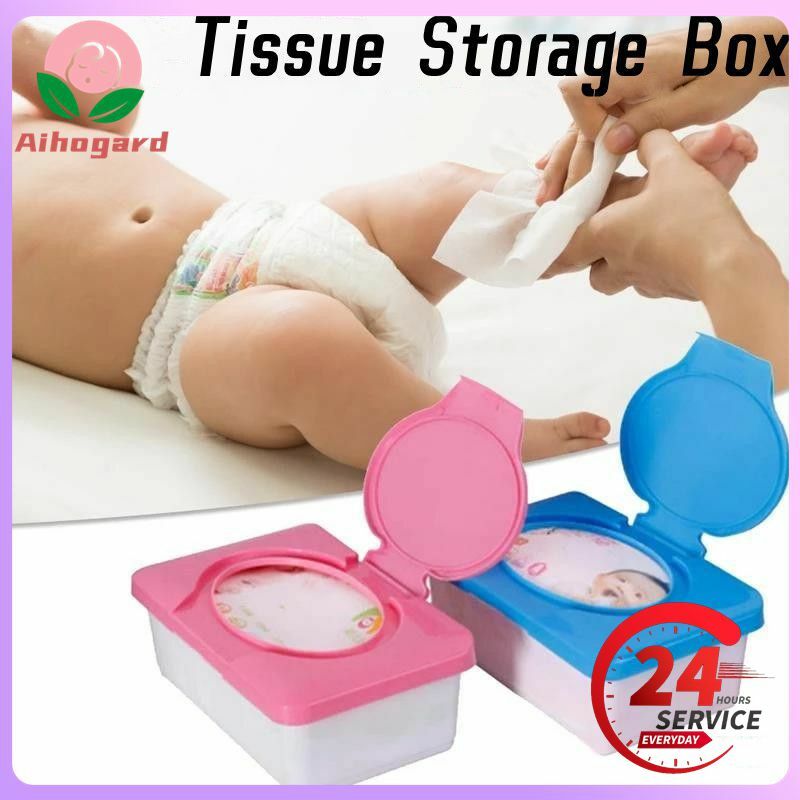 Baby Wipes Storage Case Napkin Dispenser Plastic  Home/Car Use Mini Baby Paper Container Large capacity Tissue Storage Holder 