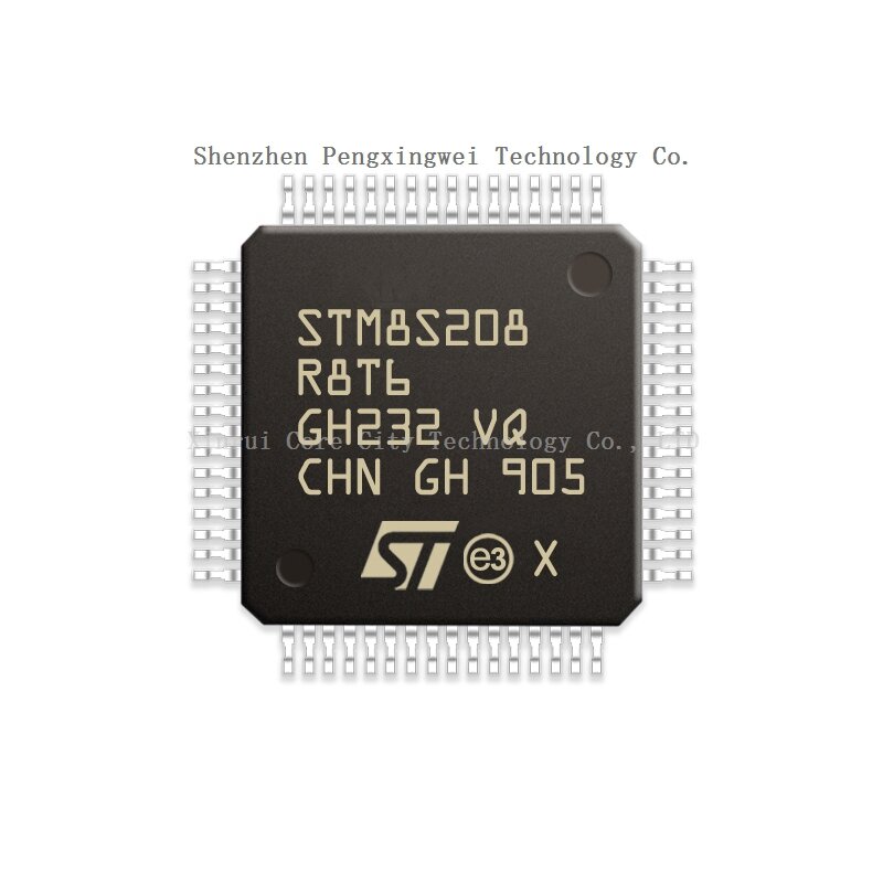 STM STM8 STM8S STM8S208 R8T6 STM8S208R8T6 En Stock 100% Original Nouveau Microcontrôleur LQFP-64 (MCU/MPU/SOC) CPU