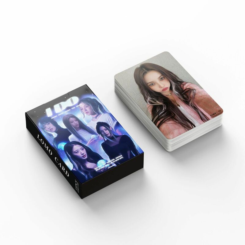 55pcs/set Kpop GIDLE INEVER DIE I DO Lomo Cards (G)I-DLE Album Girls I Burn Photo Card Postcard Fans Gift 2023