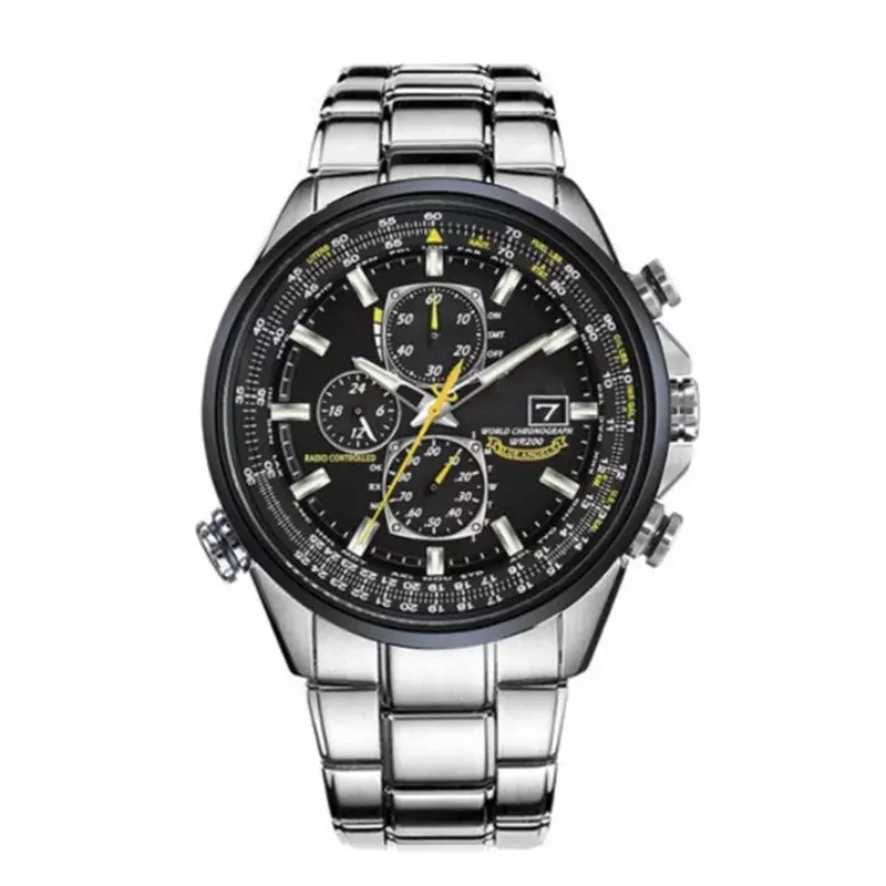 Mannen Quartz Horloge Luxe Merk Trendy Kalender Multi-Functie Leven Waterdichte Mode Horloge Roestvrij Automatische Horloges Voor Mannen