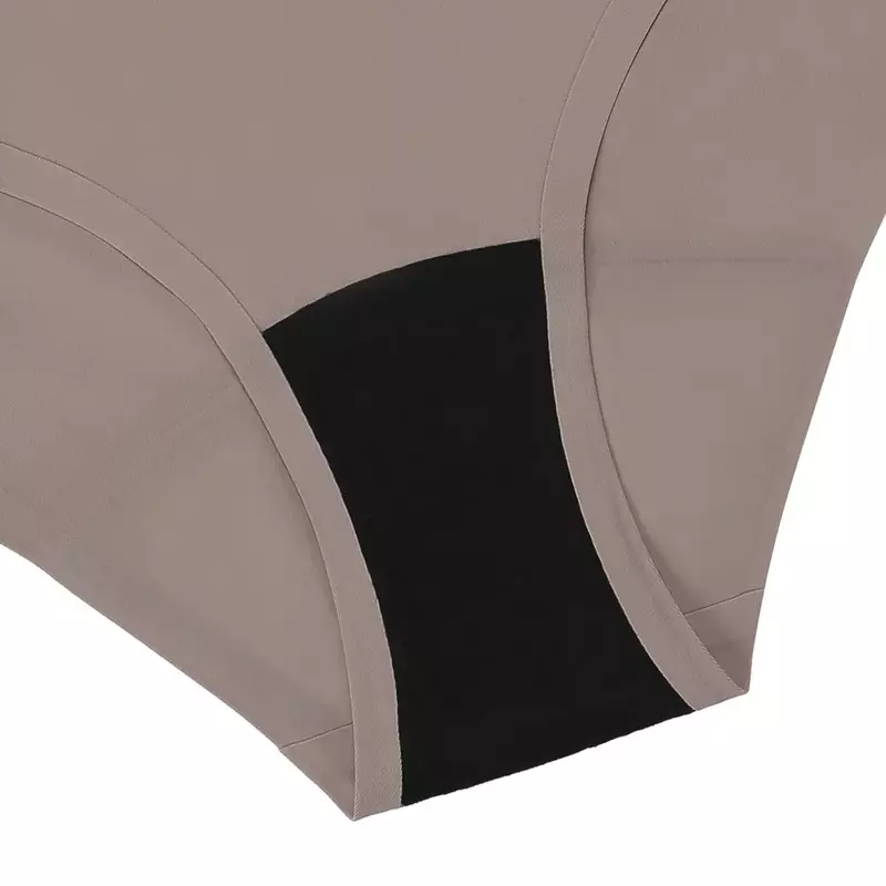 Nowy wzór w cętki czterowarstwowe majtki anty-boczne wycięcie miesiączkowe Ms. Spodnie fizjologiczne seksowne solidne spodnie kolor trójkąta
