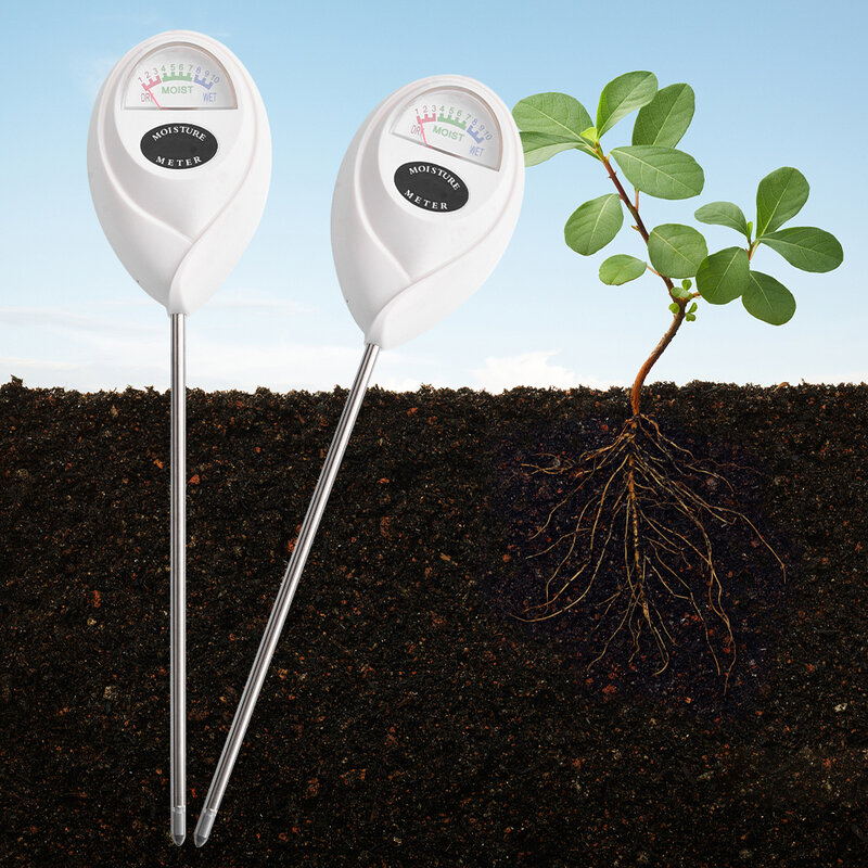 Detector do medidor do sensor da umidade do solo, sonda do metal, jardinagem, planta, flor, analisador da água, instrumento do teste, ferramenta do higrômetro