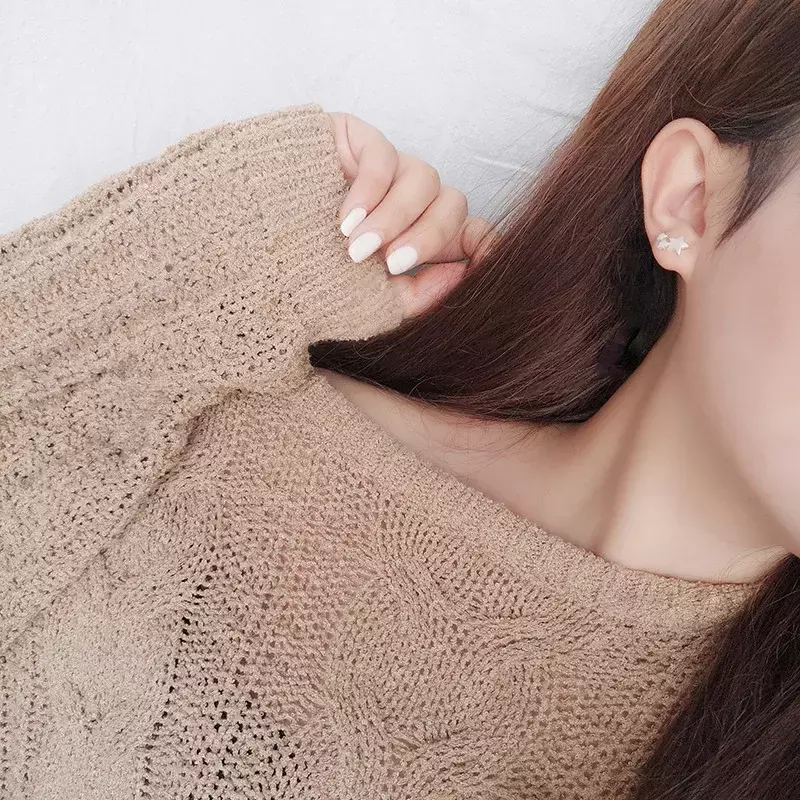 Orecchini in acciaio inossidabile 2024 Trend nuove stelle estetiche ciondoli moda coreana orecchini a bottone Sexy per gioielli da donna regali per feste