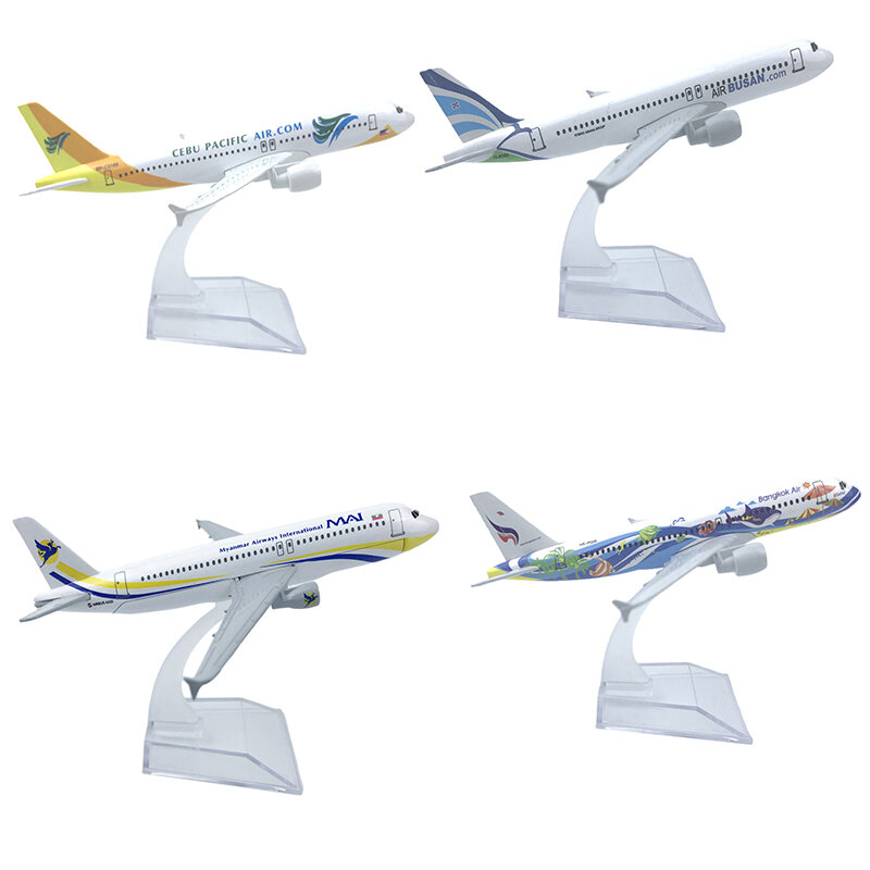 16cm Die-cast Metal Airplane Air Airbus 320 350 340 1/400 Scale Planes Model Airplane Model Toys Transport Aircraft Collection