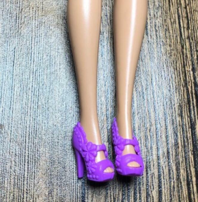 Кукольная обувь, ботинки на высоком каблуке, обувь на плоской подошве, новые стили, фиолетовые аксессуары для ваших кукол BB BBI201013B