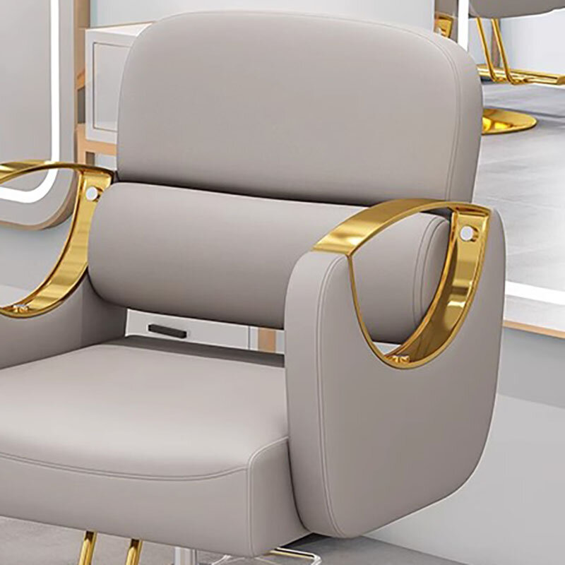 Модный классический золотой профессиональный подлокотник, кресло, удобная мебель Cadeira для салона