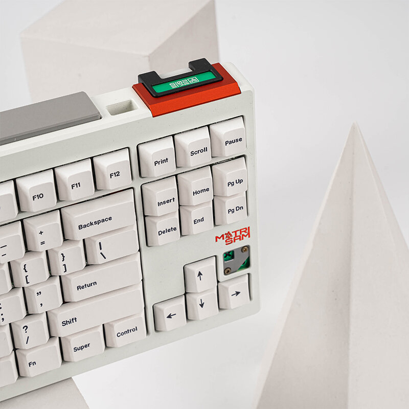 Keebox Shenpo 활 미니멀 심플 화이트 DIY 맞춤형 키보드 키캡, 체리 프로필 PBY 염료 서브 풀 세트