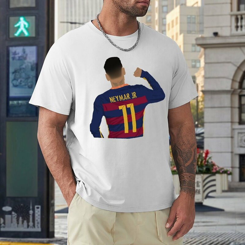 Neymar와 Jr 브라질 축하 티셔츠, 축구 스트라이커 55 귀여운 스포츠 활동 대회, Eur 사이즈 빈티지