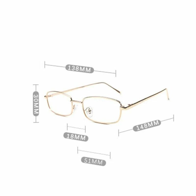 Ponadgabarytowe okulary w japońskim stylu Harajuku złote srebrne czarne metalowe kwadratowe okulary do pielęgnacji oczu anty-niebieskie okulary oprawki kobiet mężczyzn
