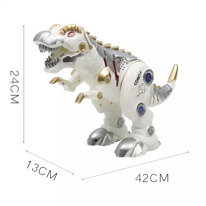 Angielska wersja 42cm zdalnie sterowany dinozaur z symulacją mechaniczny dinozaur inteligentne elektroniczne zabawki dla dzieci