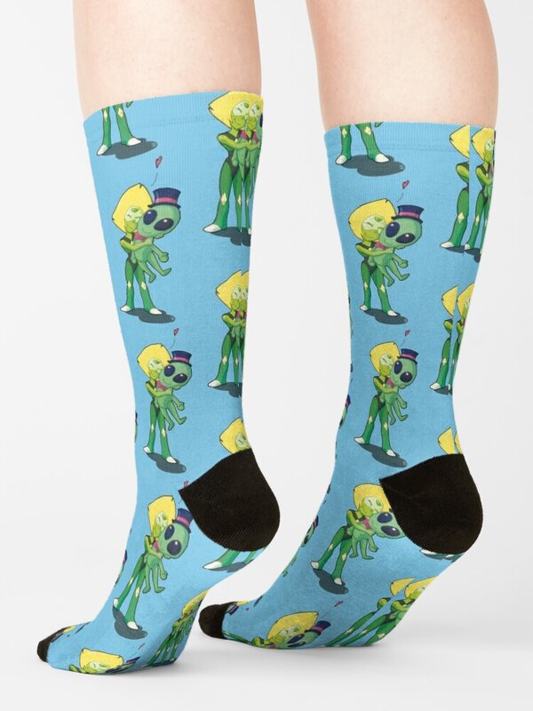 Peridot & Alien kaus kaki kompresi kaus kaki golf wanita kaus kaki pendek