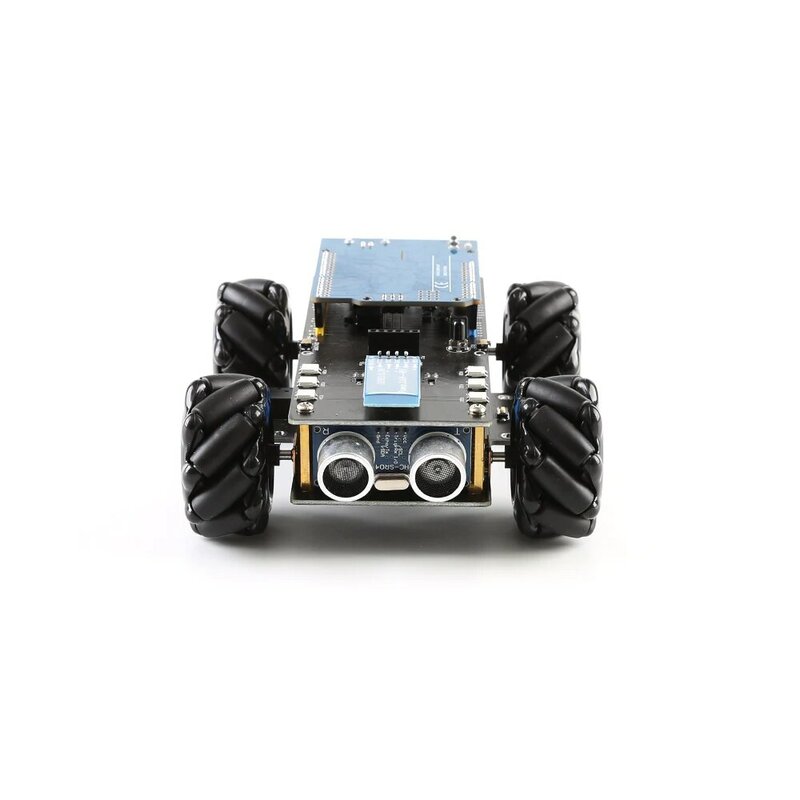 New Double Chassis Mecanum Wheel Robot Car Chassis Kit for Arduino Cheapest DIY STEM Toy Parts Smart Robot Starter Kit