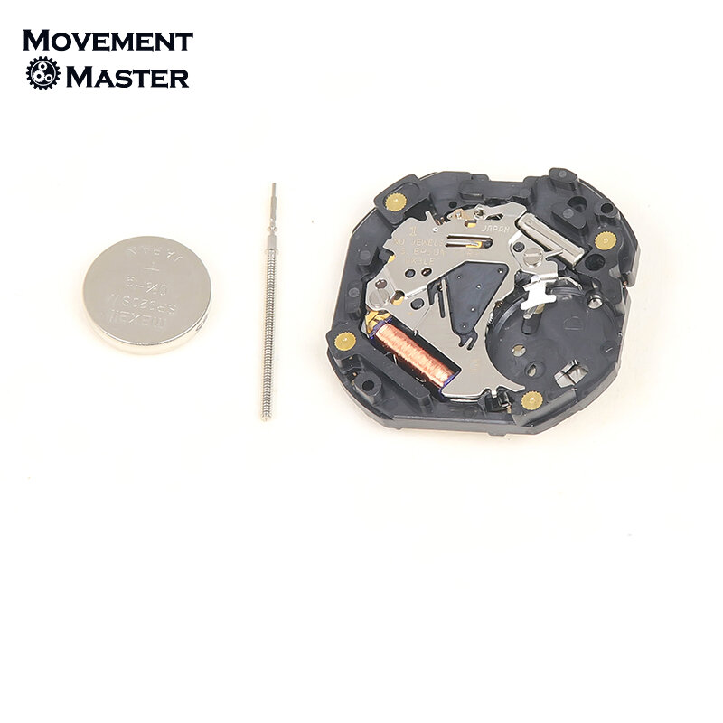 Aksesori jam tangan kuarsa VX3L asli, arloji gerakan 6 tangan 2/6/10 detik kecil VX3LE