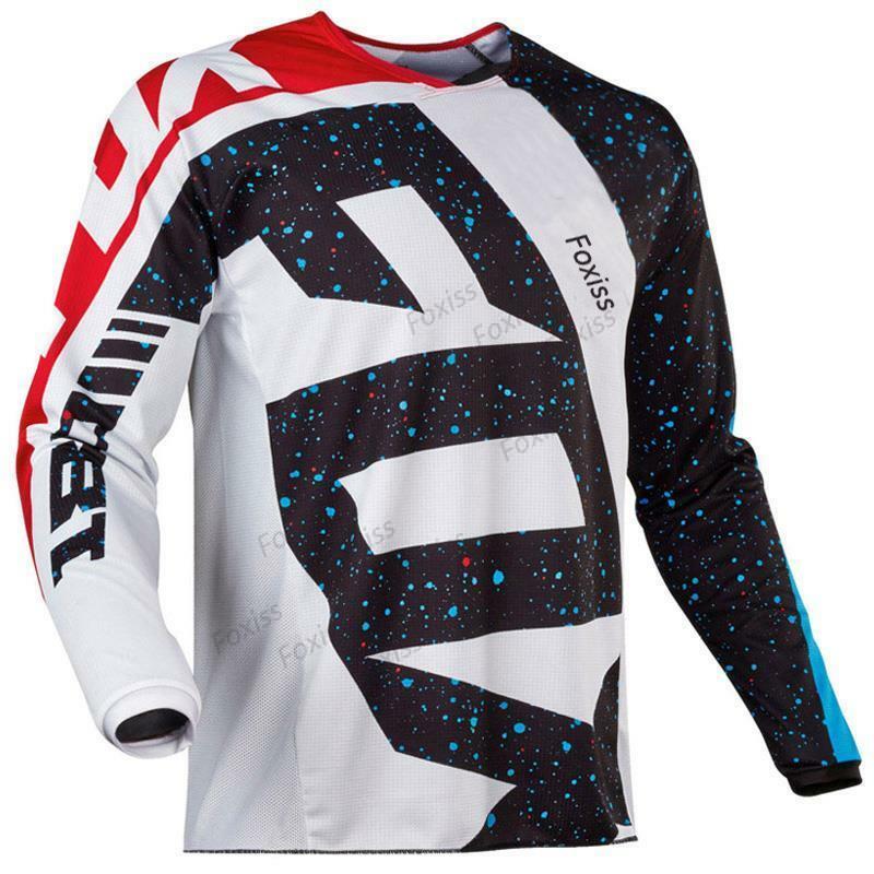 Koszulka wyścigowa na męską koszulkę motocrossową odzież sportowa motocykl Enduro DH Moto Mountain MTB Downhill BMX rozmiar XS-4XL