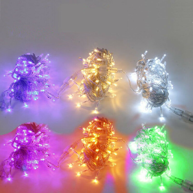 10M waterproof outdoor Christmas lamp pendant light 0.4-0.6m LED icicle lamp garden mall eaves decorative light