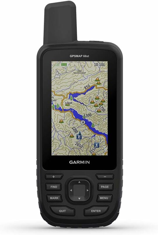 Garmin GPSMAP 66i, ręczny i satelitarny komunikator GPS, wyposażony w mapowanie topoaktywne i technologię inredeach, Multi