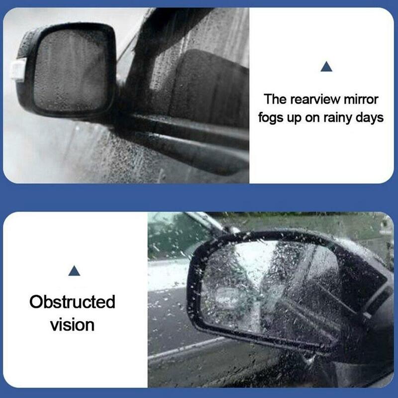 2Pcs Car Side Mirror Rain Eyebrow Guard Rearview Mirror Rain Cover  Waterproof Rearview Mirror Sun Visor Protector Auto Decor