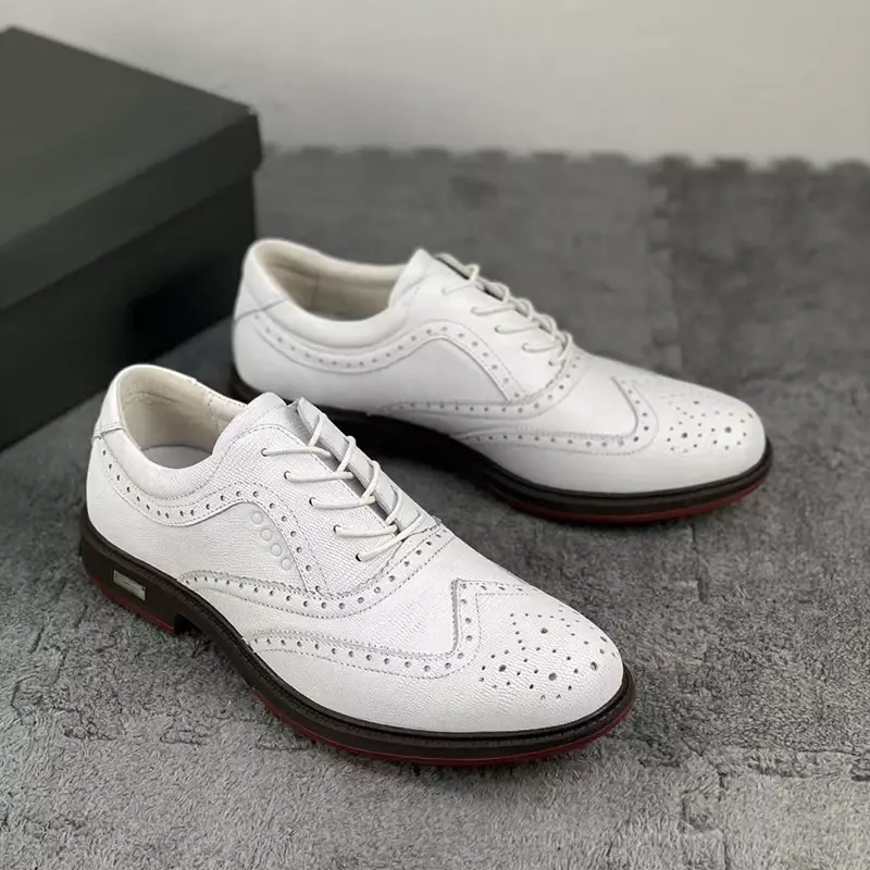 Sapato Oxford Brogue Masculino, Preto, Branco, Casual, Marca de Luxo, Sapato de Vestido, Homem, Boa Qualidade, Novo, 2022