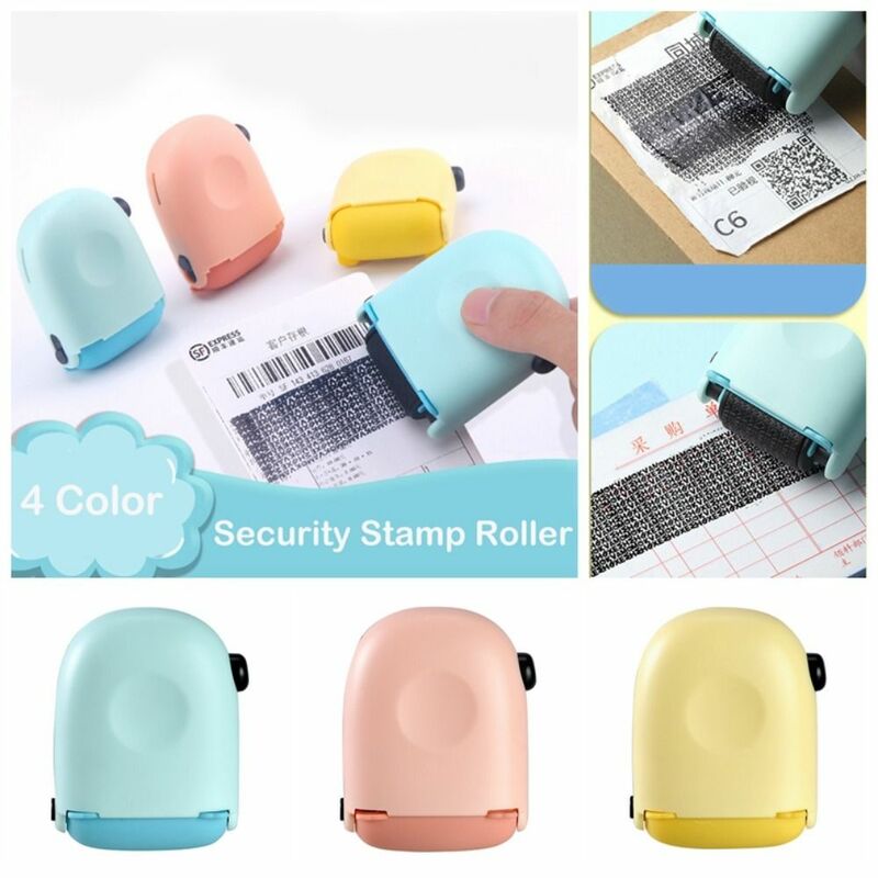 Data Identity Address Blocker Security Stamp Roller Identity Protection Privacy Applicator Rolling Privacy Seal 2 in 1