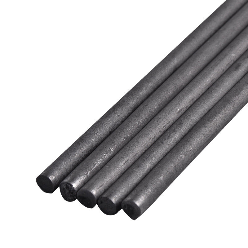 5 sztuk czarny wędka węglowa elektroda grafitowa pręty cylindryczne bary dla przemysłu wysokotemperaturowa przewodząca wędka węglowa s