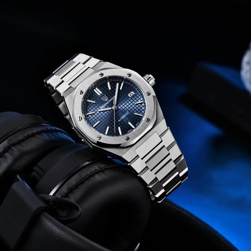 PAGANI DESIGN Relógios mecânicos automáticos para homens, aço inoxidável, relógios de pulso Sapphire, relógio impermeável, 40mm, 100m, 2022