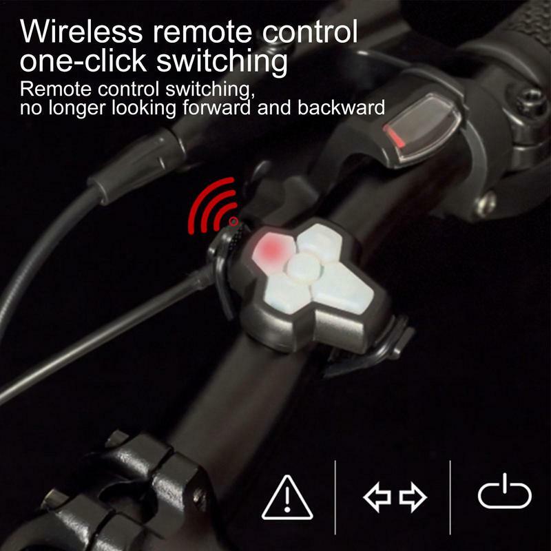 Telecomando senza fili girare 5 modalità di illuminazione fanale posteriore controllo Wireless accessori per bici elettriche sicurezza in bicicletta