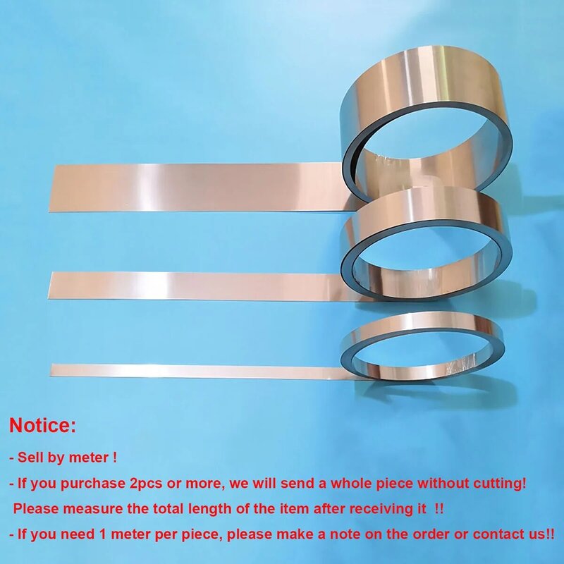 1 Meter 304 Stainless Steel Foil Strip Steel Foil Roll Narrow Strip Width 10 20 30 40 50 100mm Thick 0.1mm 0.2 0.3 0.4 0.5 1mm
