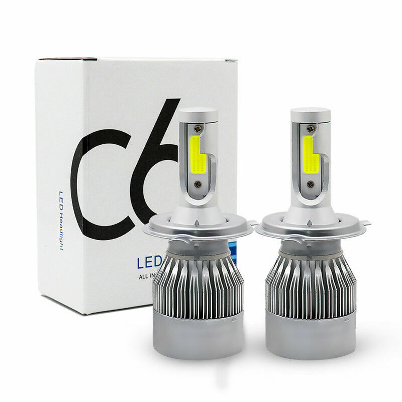 Lampu LED lampu depan cadangan Xenon 200W 6000K Set pengganti bawaan truk 2 buah 9V hingga 36V aksesori praktis