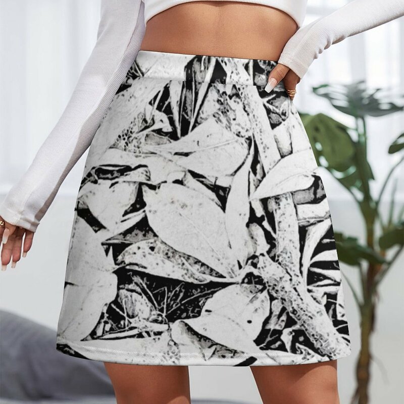 リーフドロップミニスカート女性用ミニスカート