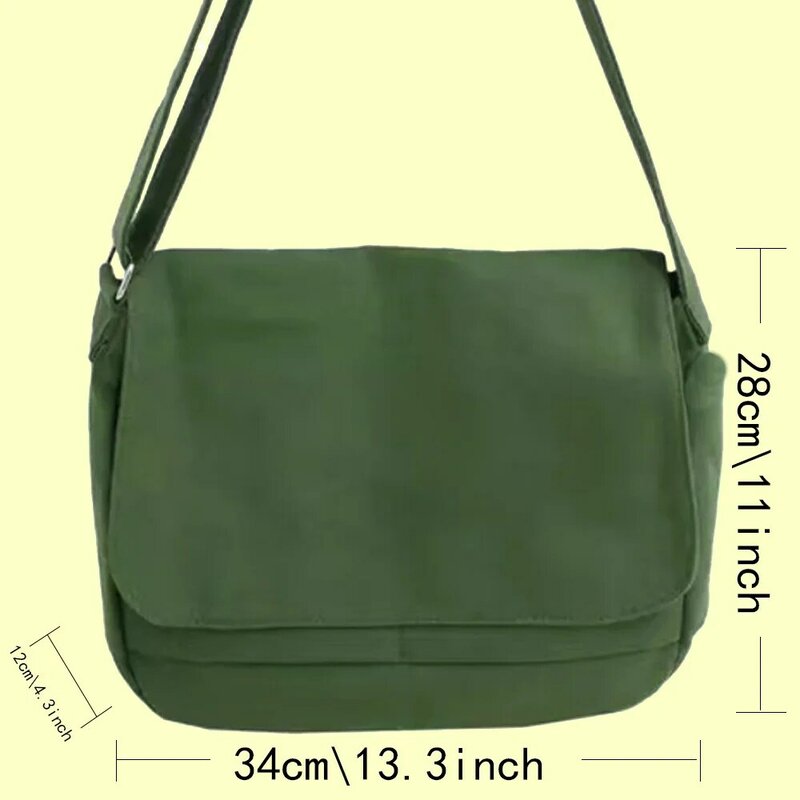 กระเป๋าหิ้ว Simple Multi-Function กระเป๋าหิ้ววิทยาลัยนักเรียนสะท้อนแสงแบบพกพาหนึ่งไหล่กระเป๋าสายรุ้ง