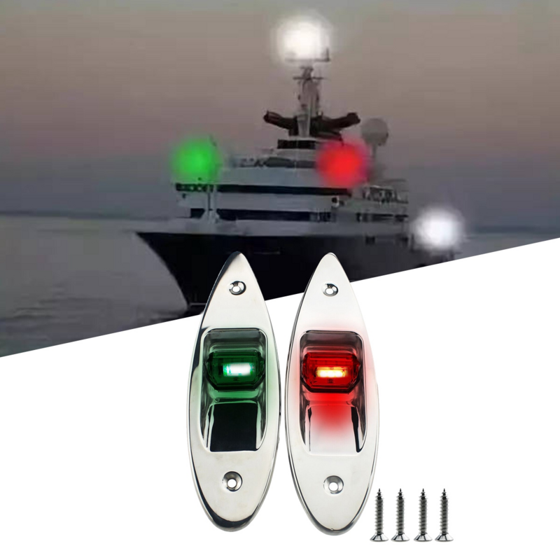 Suministros de luces de señal de barco marino de navegación Universal LED de dos colores