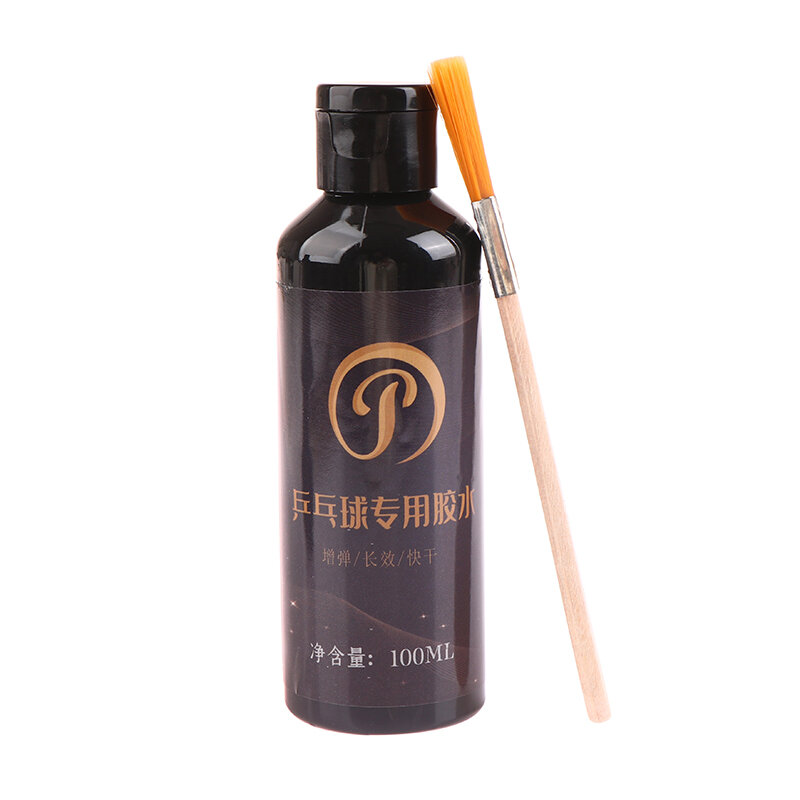 100ml Table Tennis Glue Professional Rubber Table Tennis Racket Glue With Brush Strong Ping Pong Racket Repair Adhesive