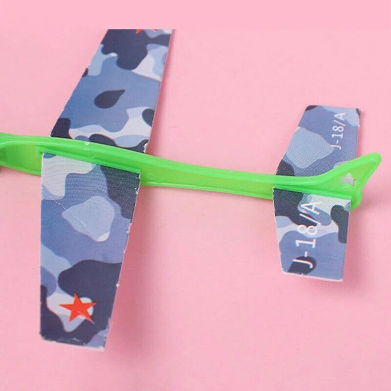 Y1ub engraçado ejeção avião kits diy brinquedo interativo para meninos da criança ar livre para jogar festa atividade fácil