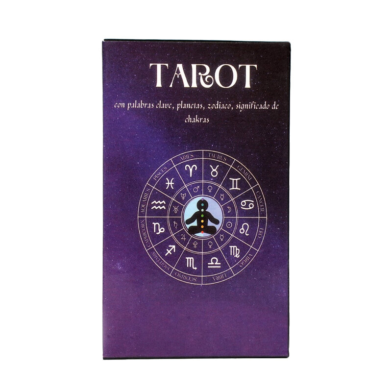Ethereal Visions Tarot Cards, Edição Espanhola, Flash Cards Holográficos, Fate Prediction Adivinhação, Table Board Games