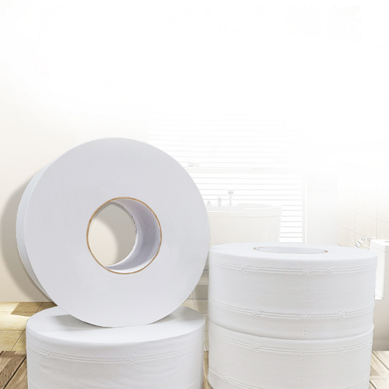 Large Roll Paper Toilet Tissue Paper Pack Household Toilet Tissue Paper Pack for Home Office Workshop