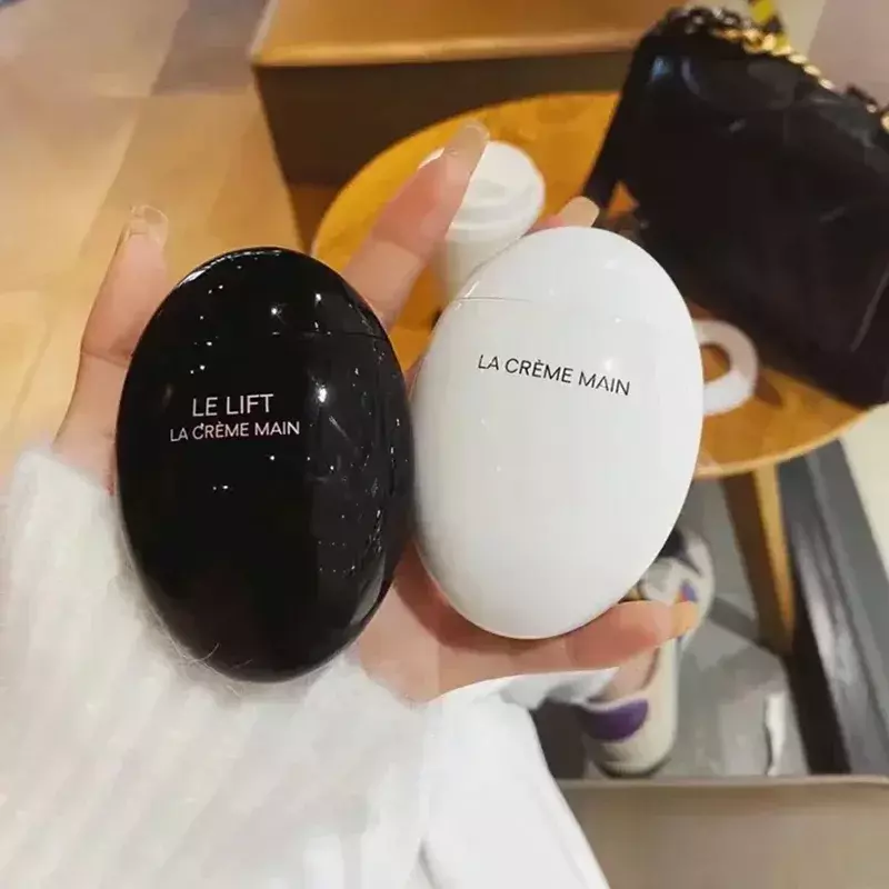 Oryginalna luksusowa marka N5 gęsie jajo owalny krem do rąk czarny Anti-Aging anty suchy balsam do rąk woreczek z białym jajkiem nawilżający żel do rąk