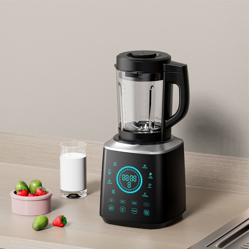 Multifunctional heavy duty commercial industrial food Processor Smoothie ice nutri glass super touch screen Blender