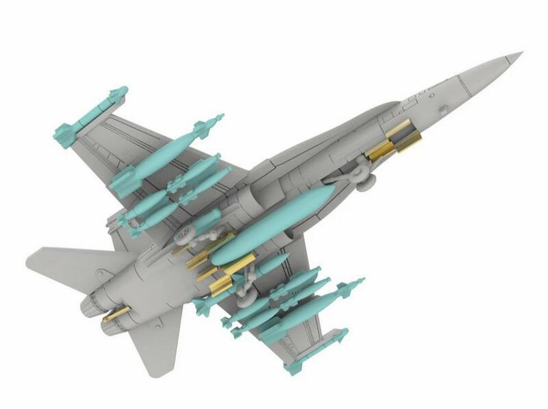 SNOWMAN Hornet Strike Fighter Model Kit, ar-terra, F A-18D, SG-7054, 1:700