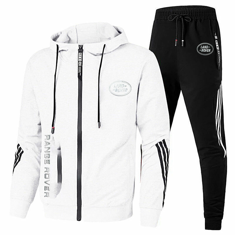 Maglione Casual da uomo di marca Set giacca da Jogging con cappuccio da uomo autunnale + pantaloni 2 pezzi di abbigliamento sportivo hip-hop limitato