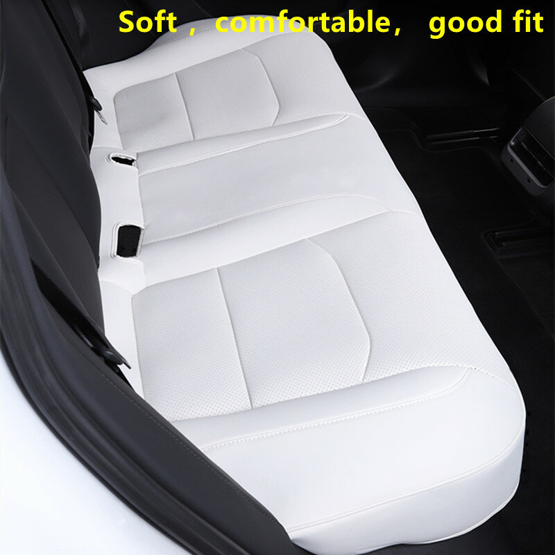 Custom Make Seat Covers For Tesla Model 3 Y S X  Nappa Leather / 8 Grade Anti Fouling Seat Cushionss Car Interior Accessories
