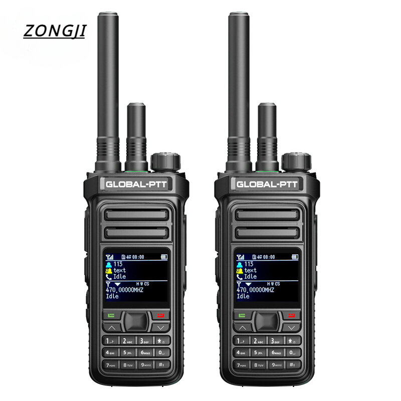 Wurui-G2 Global-PTT POC UHF Walkie Talkie Radio, 500km, longo alcance, carro portátil telefone de rádio bidirecional, profissional, 2pcs
