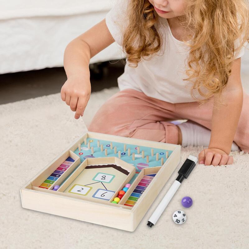 Montessori brinquedo educativo para crianças, brinquedo de madeira com contagem de números, aprendizagem pré-escolar, matemática, jardim de infância, meninas e meninos