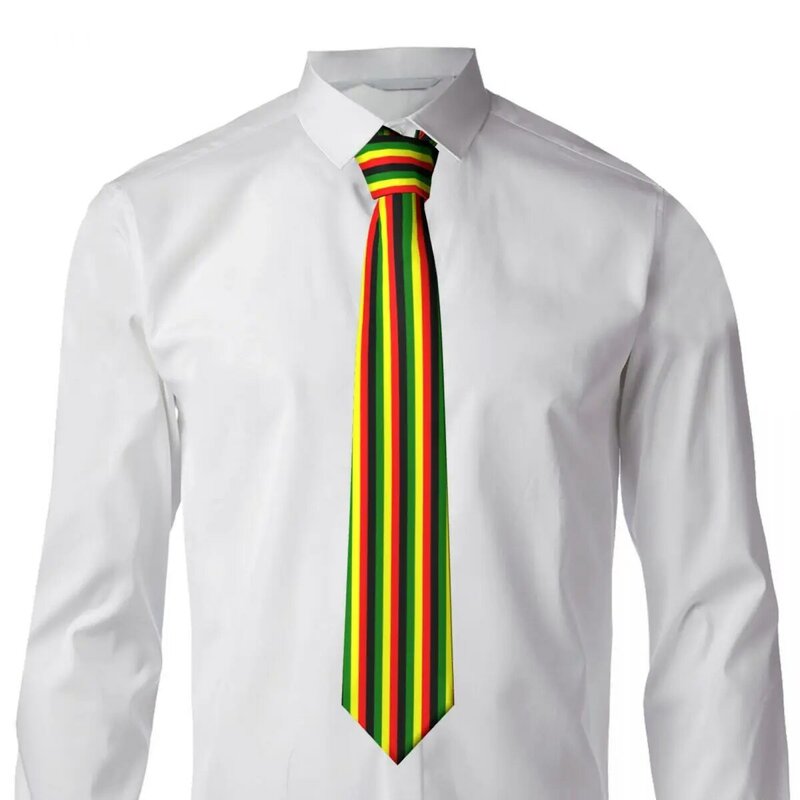 Индивидуализированные красные, зеленые, золотые, яркие полосатые шейные Галстуки Rasta, мужская мода, японский Шелковый Свадебный галстук