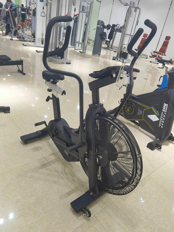 Sepeda cukai dalam ruangan pabrikan sepeda motor, peralatan Gym komersial langsung mesin kardio sepeda udara