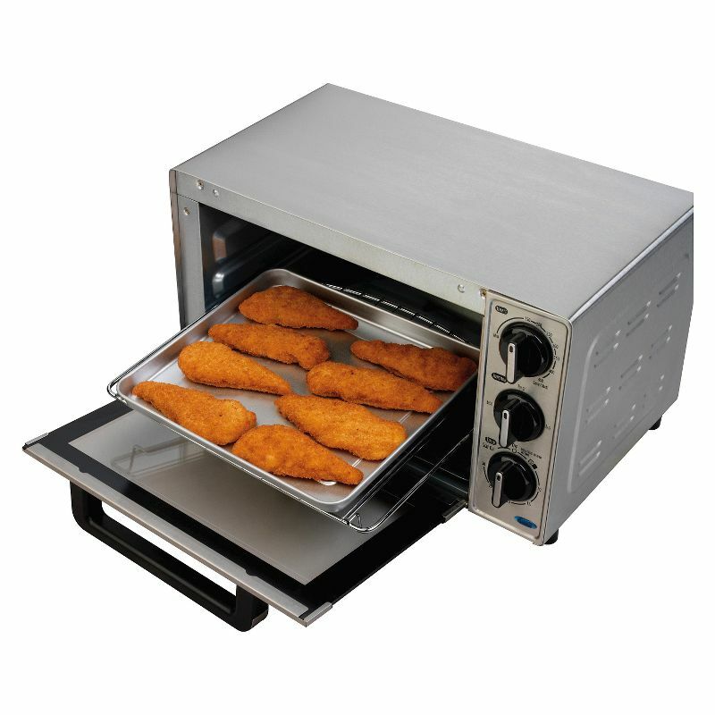 Stainless Steel 4 Slice Toaster Oven for Durability and Style