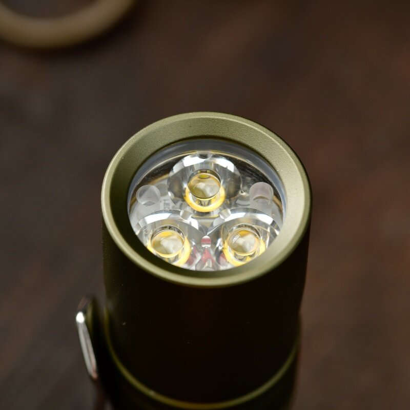 Aluminiowy podręczny 3000 lumenów Maeerxu DF02 podkreśla latarki EDC o dużej mocy akumulatorowa lampa Led latarka