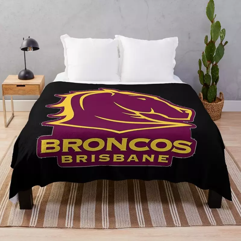 Bris1919 Broncos Throw Blanket pour canapé, Quilt Plaid, Thermal Blankets